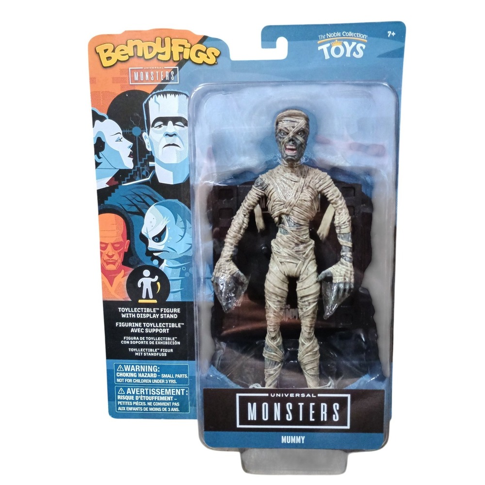 Noble Toys Universal Monsters Mummy Bendyfigs Bendable Figure